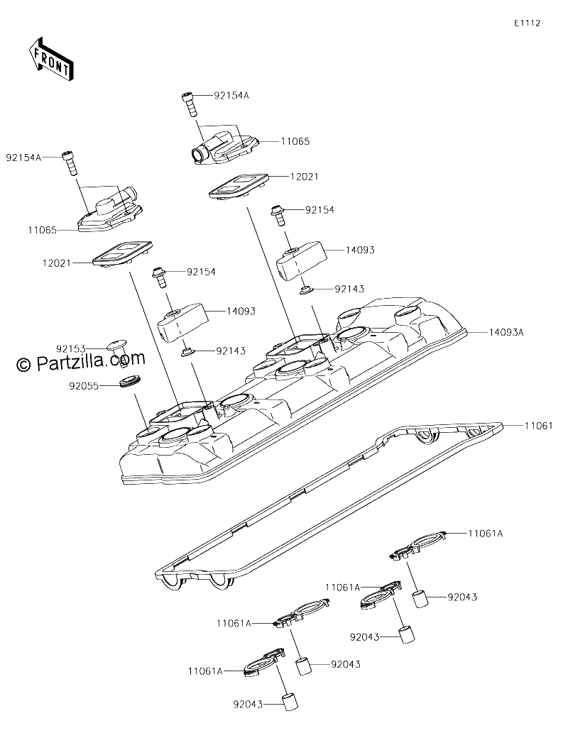 Diagrama de CYLINDER HEAD COVER