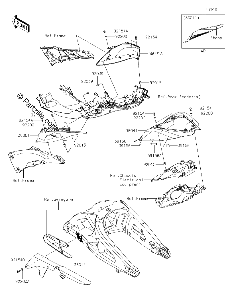 Diagrama de SIDE COVERS CHAIN COVER