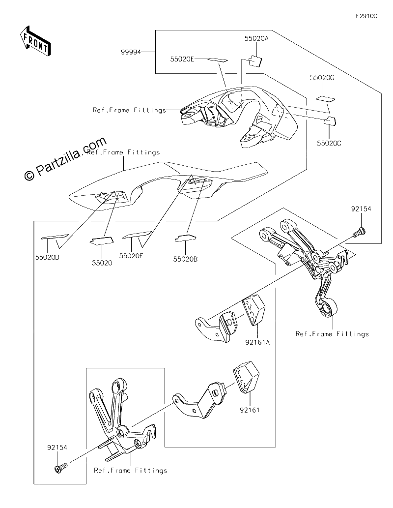 Diagrama de ACCESSORY BAG FITTING KIT