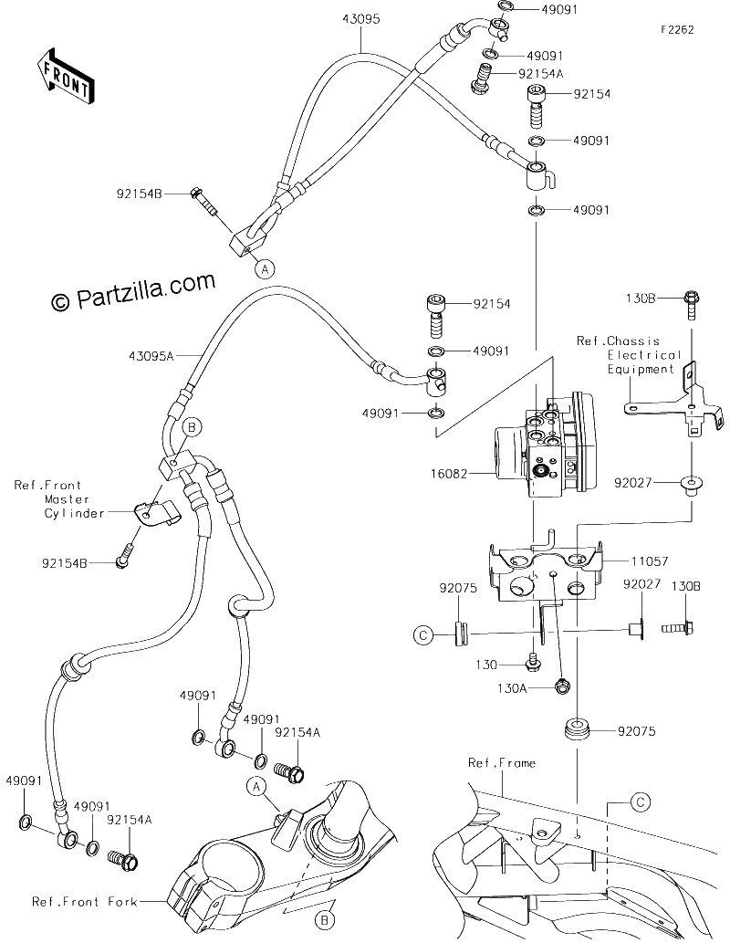 Diagrama de BRAKE PIPING