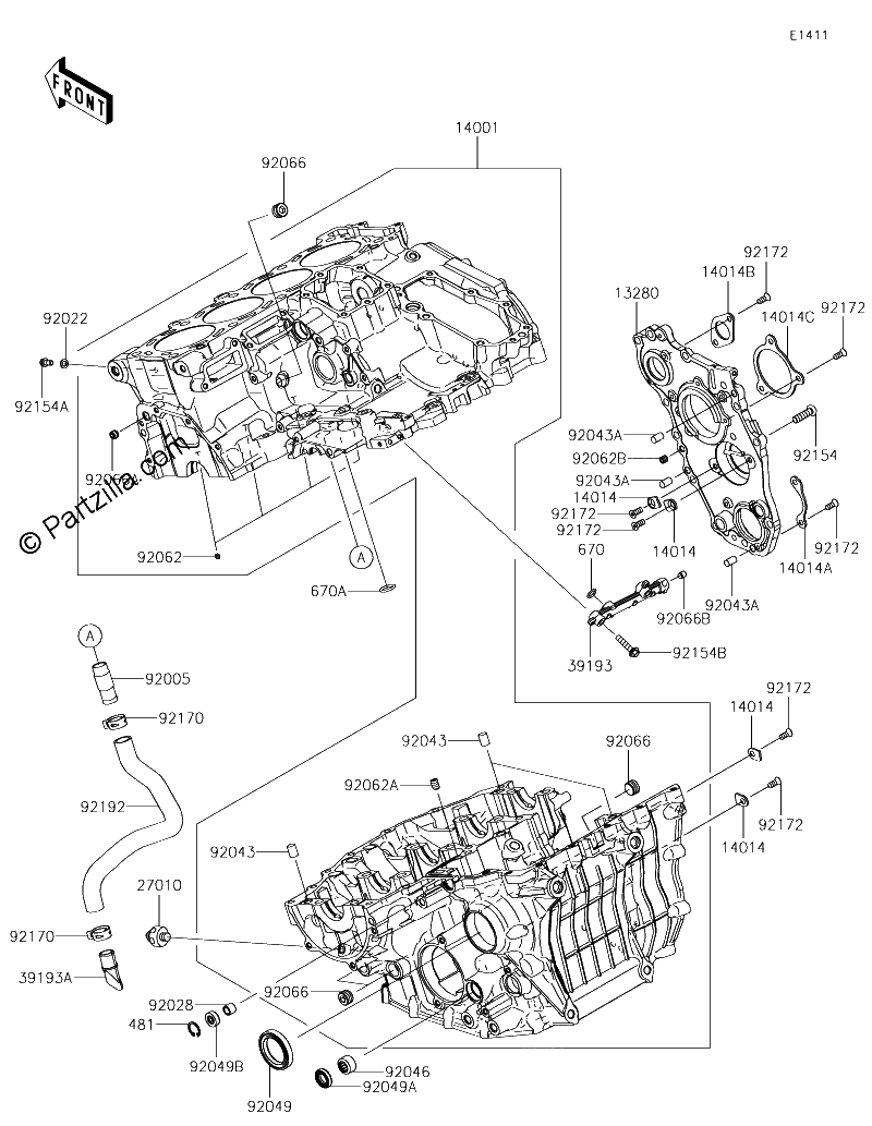 Diagrama de CRANKCASE