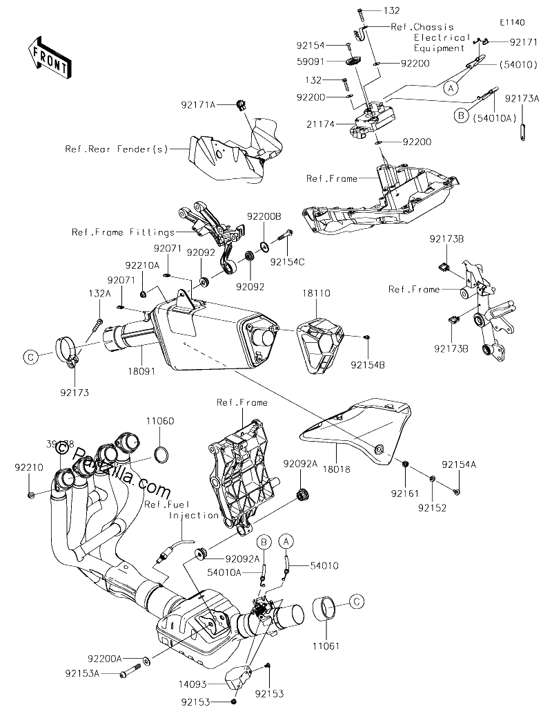 Diagrama de MUFFLER S