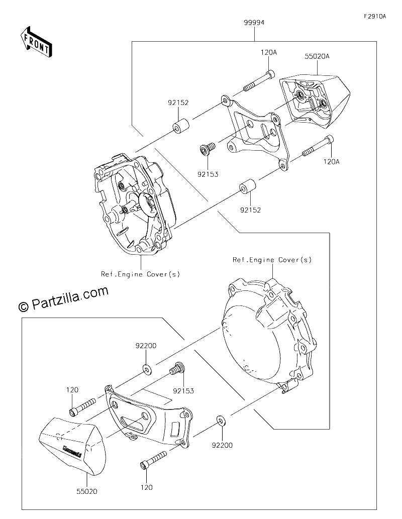 Diagrama de ACCESSORY ENGINE GUARD
