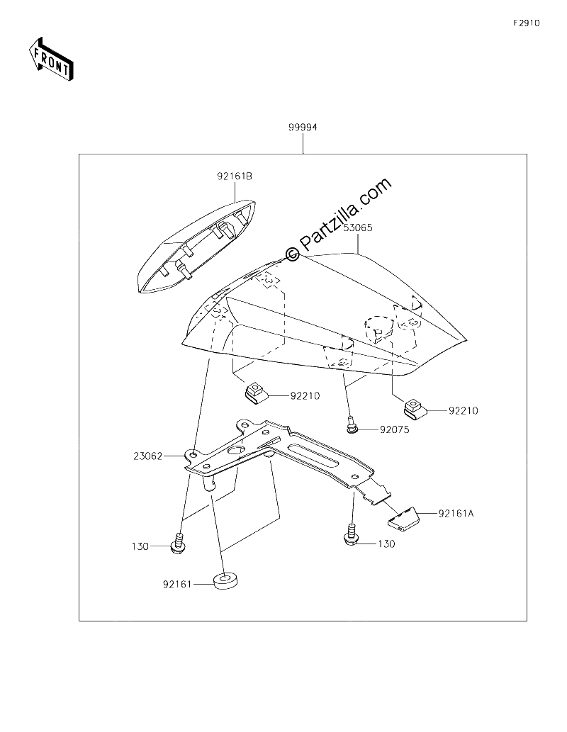 Diagrama de ACCESSORY SINGLE SEAT COVER
