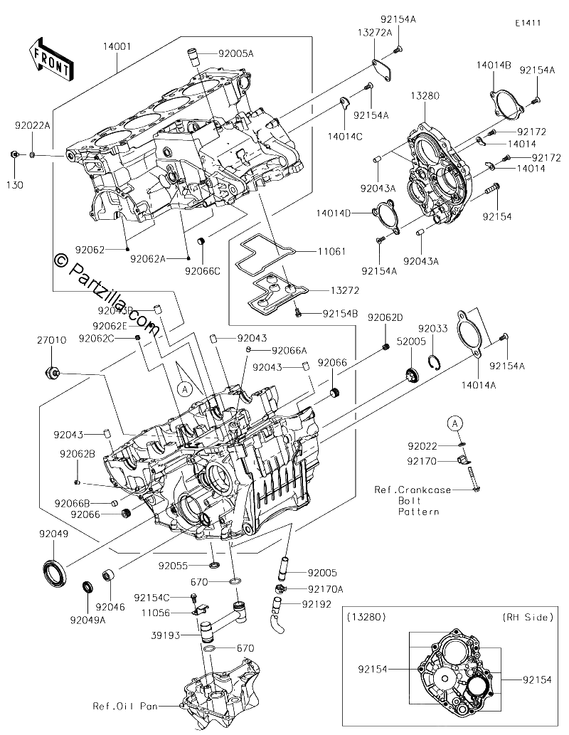 Diagrama de CRANKCASE