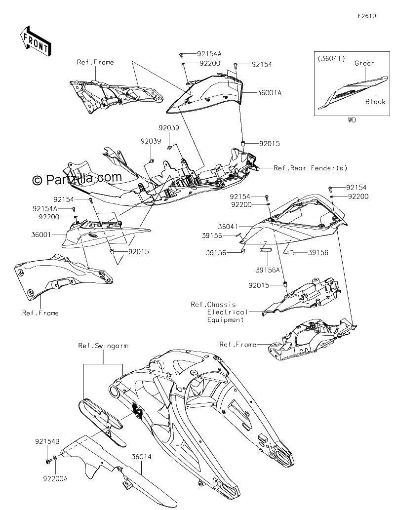 Diagrama de SIDE COVERS CHAIN COVER