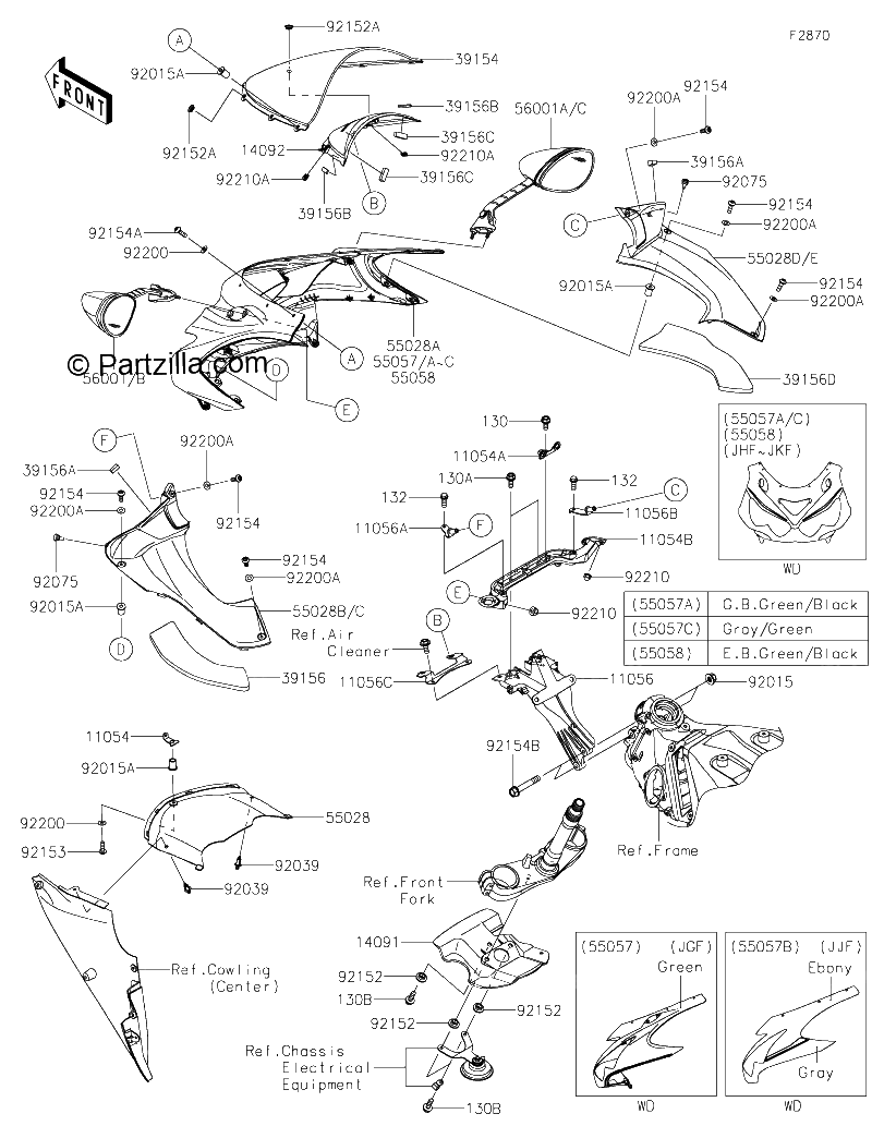 Diagrama de COWLING UPPER