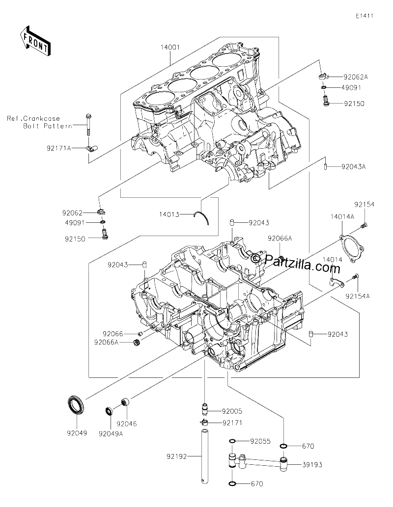 Diagrama de CRANKCASE