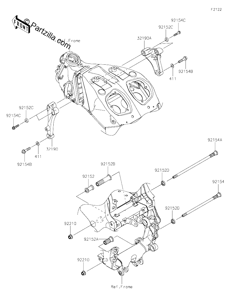 Diagrama de ENGINE MOUNT