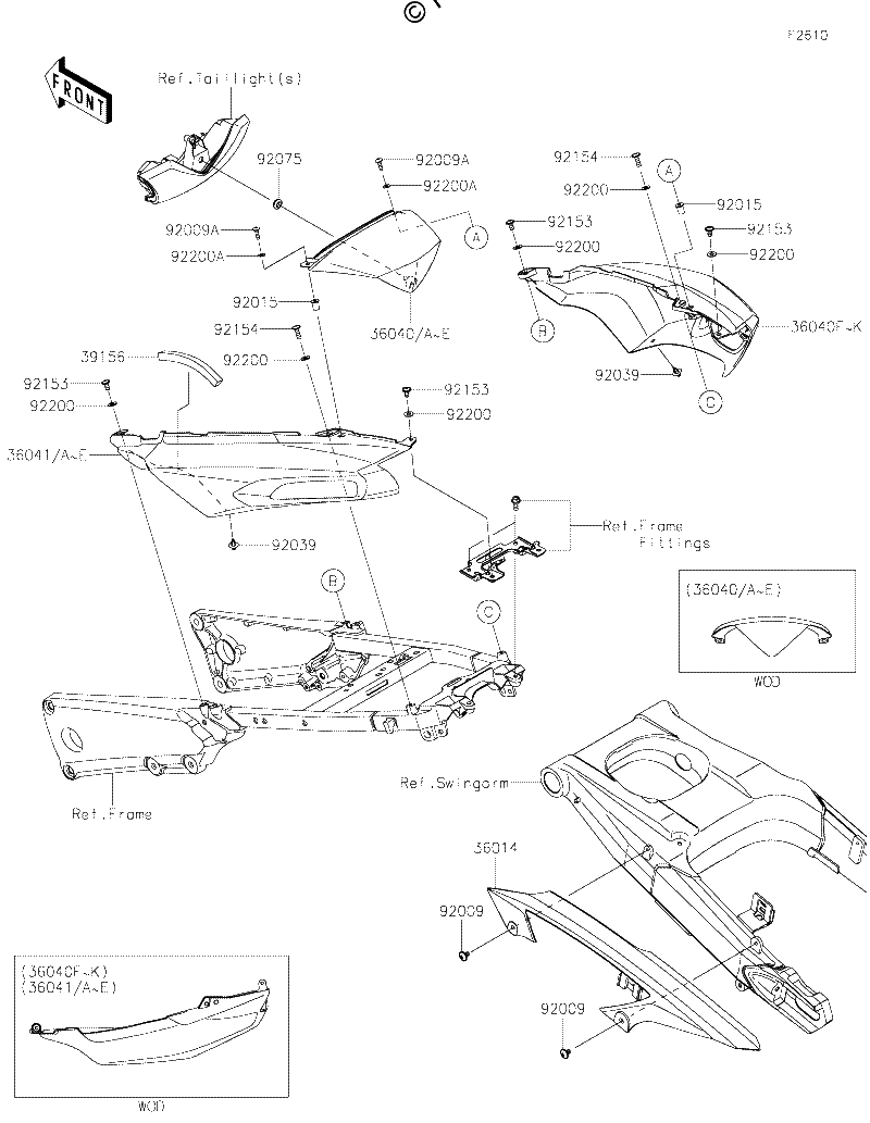 Diagrama de SIDE COVERS CHAIN COVER