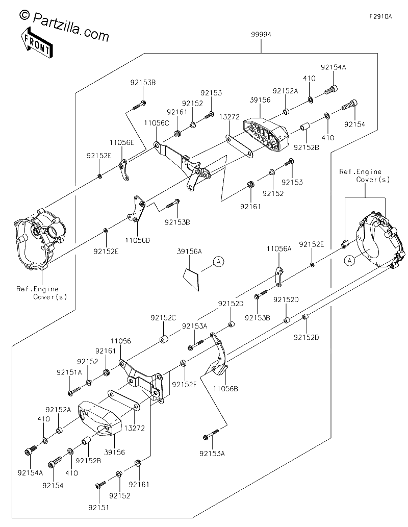 Diagrama de ACCESSORY ENGINE GUARD