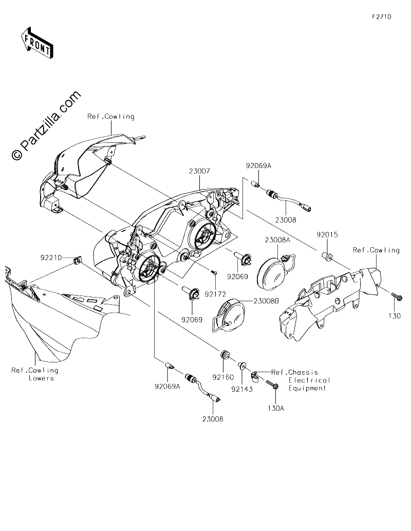 Diagrama de HEADLIGHT S