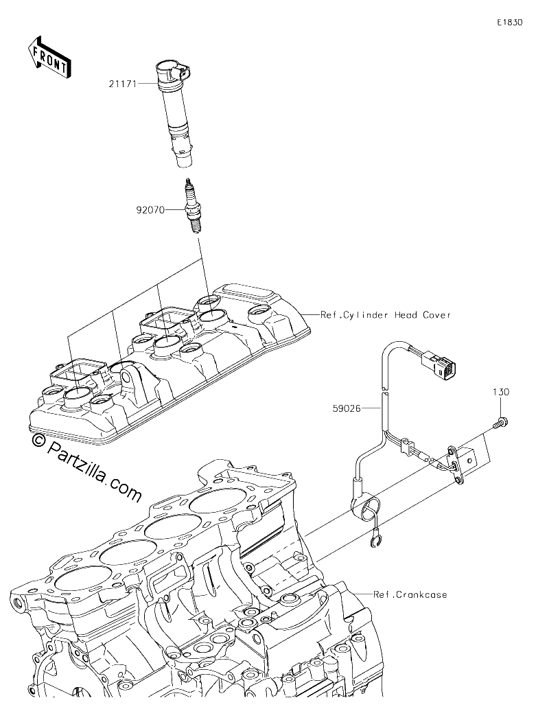 Diagrama de IGNITION SYSTEM
