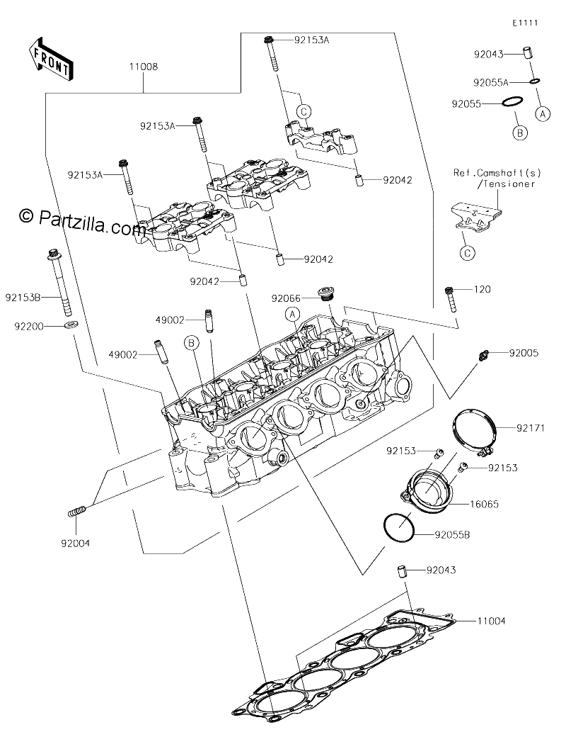 Diagrama de CYLINDER HEAD