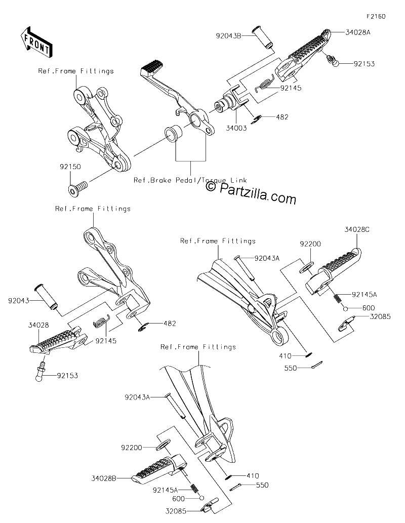 Diagrama de FOOTRESTS