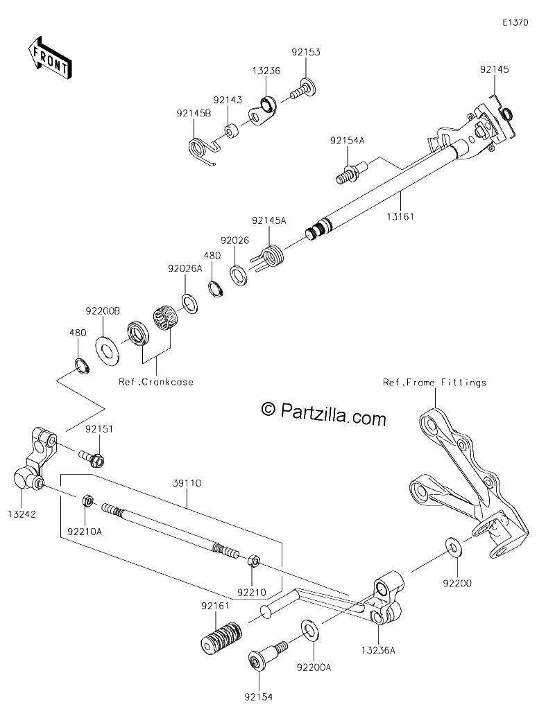 Diagrama de GEAR CHANGE MECHANISM