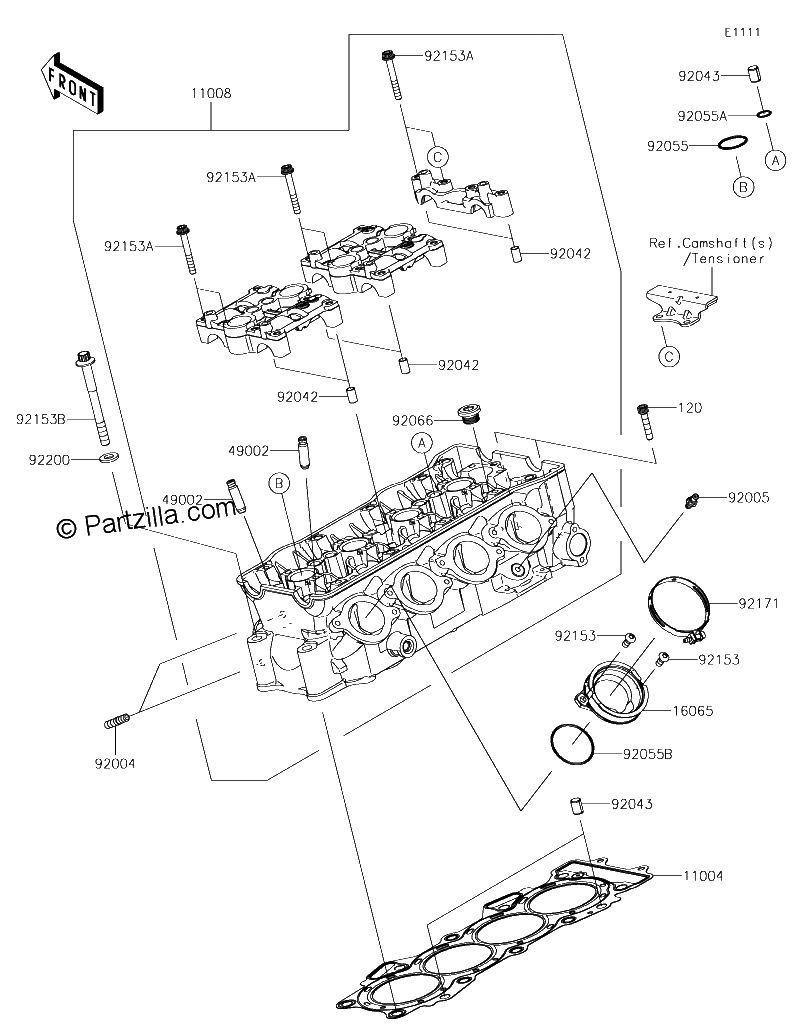 Diagrama de CYLINDER HEAD