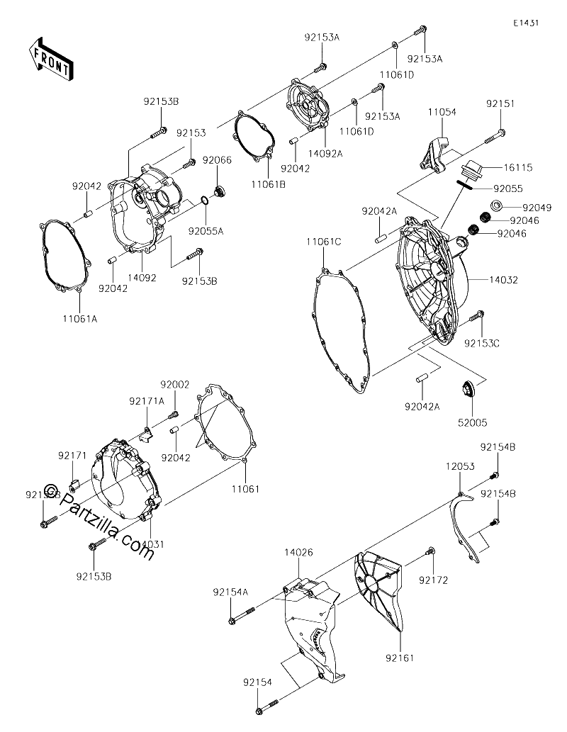 Diagrama de ENGINE COVER S