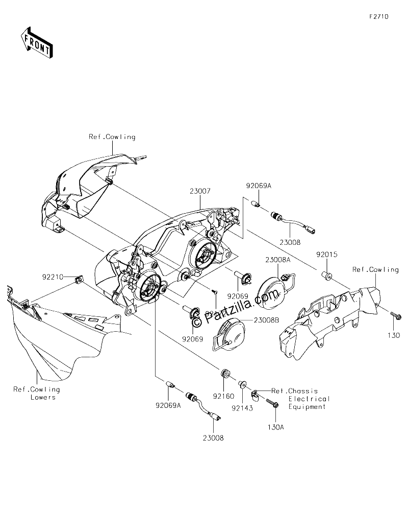 Diagrama de HEADLIGHT S