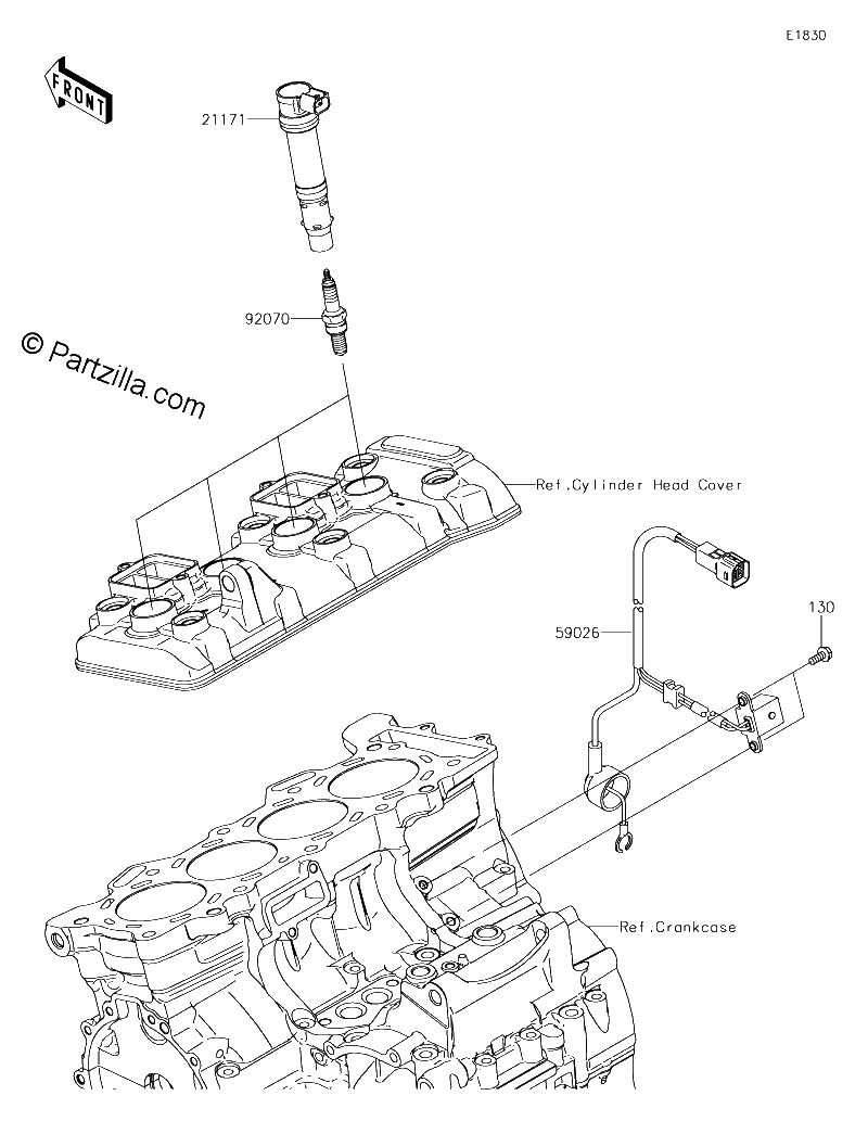 Diagrama de IGNITION SYSTEM