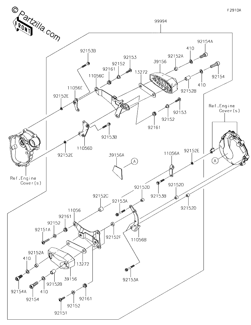 Diagrama de ACCESSORY ENGINE GUARD
