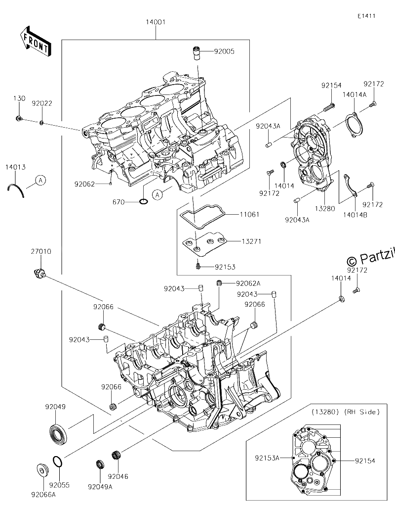Diagrama de CRANKCASE