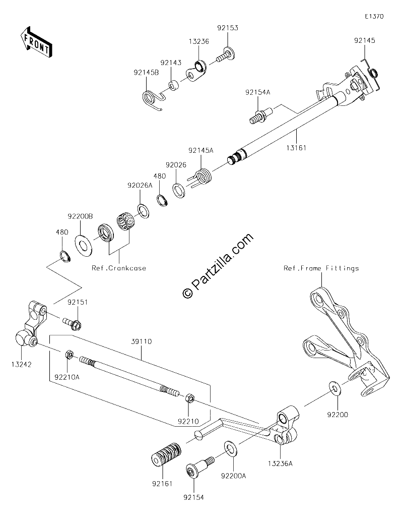 Diagrama de GEAR CHANGE MECHANISM
