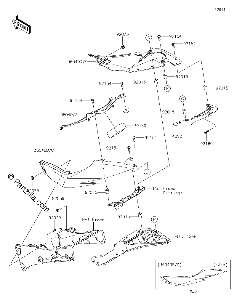 Diagrama de SIDE COVERS