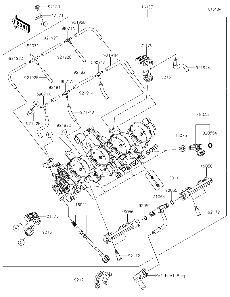 Diagrama de THROTTLE CA
