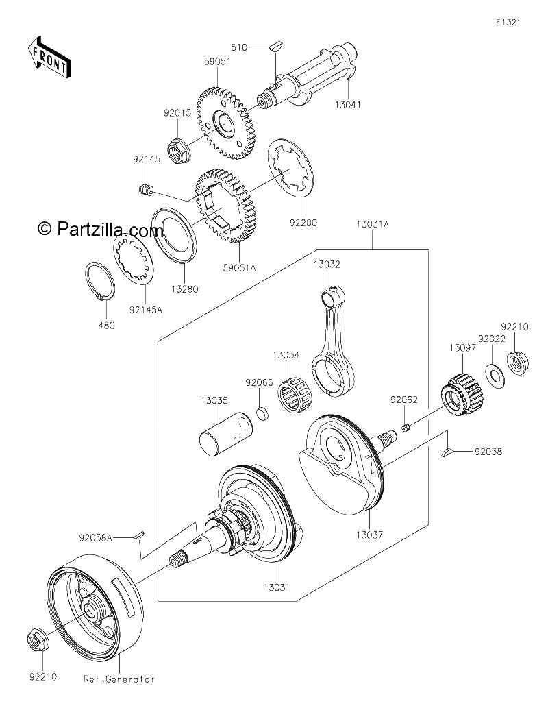 Diagrama de CRANKSHAFT