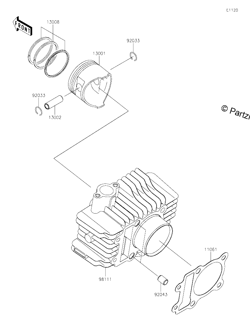 Diagrama de CYLINDER PISTON S