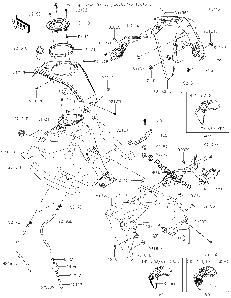 Diagrama de FUEL TANK