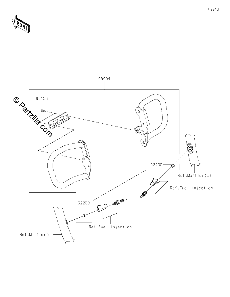 Diagrama de ACCESSORY ENGINE GUARD