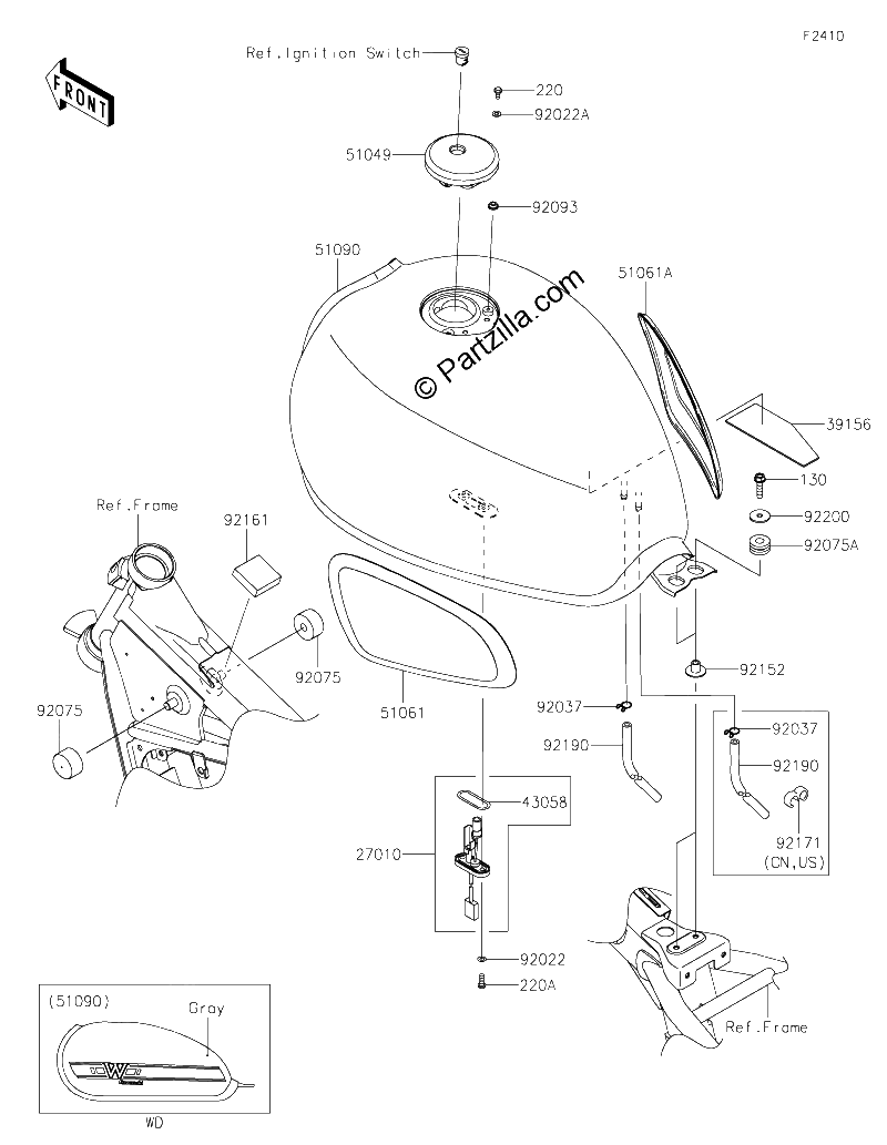 Diagrama de FUEL TANK