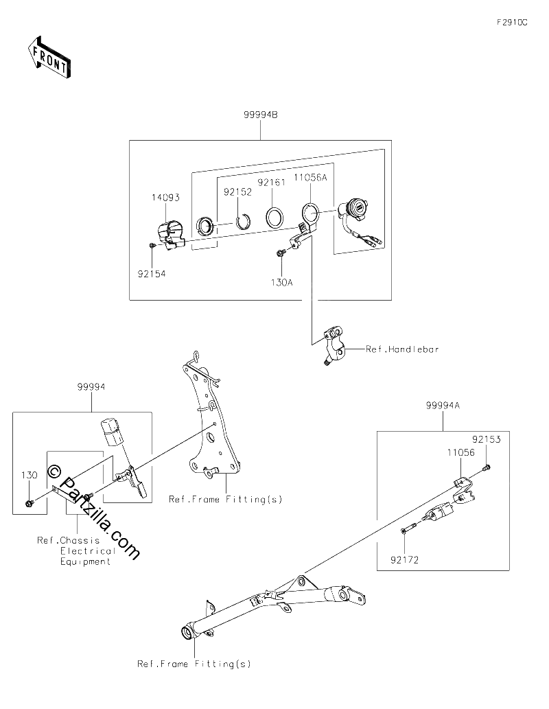 Diagrama de ACCESSORY HELMET LOCK ETC