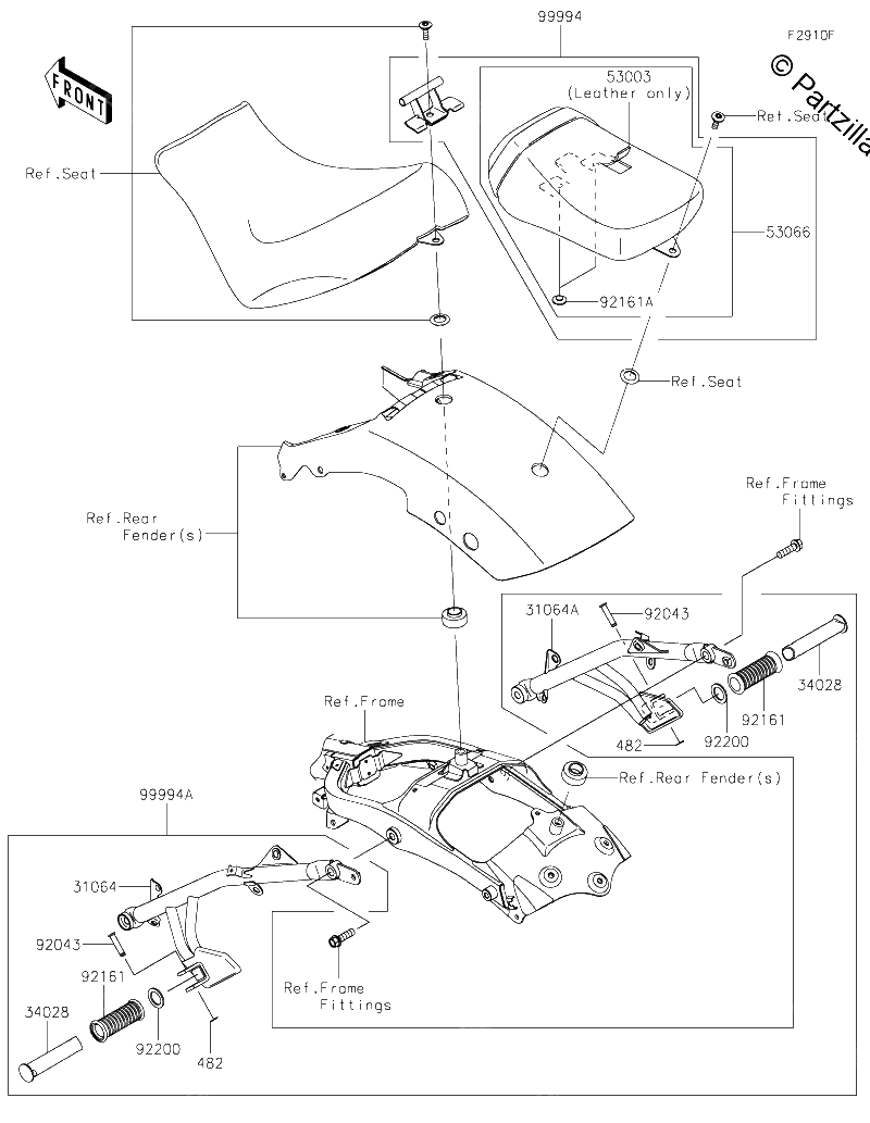 Diagrama de ACCESSORY PASSENGER SEAT