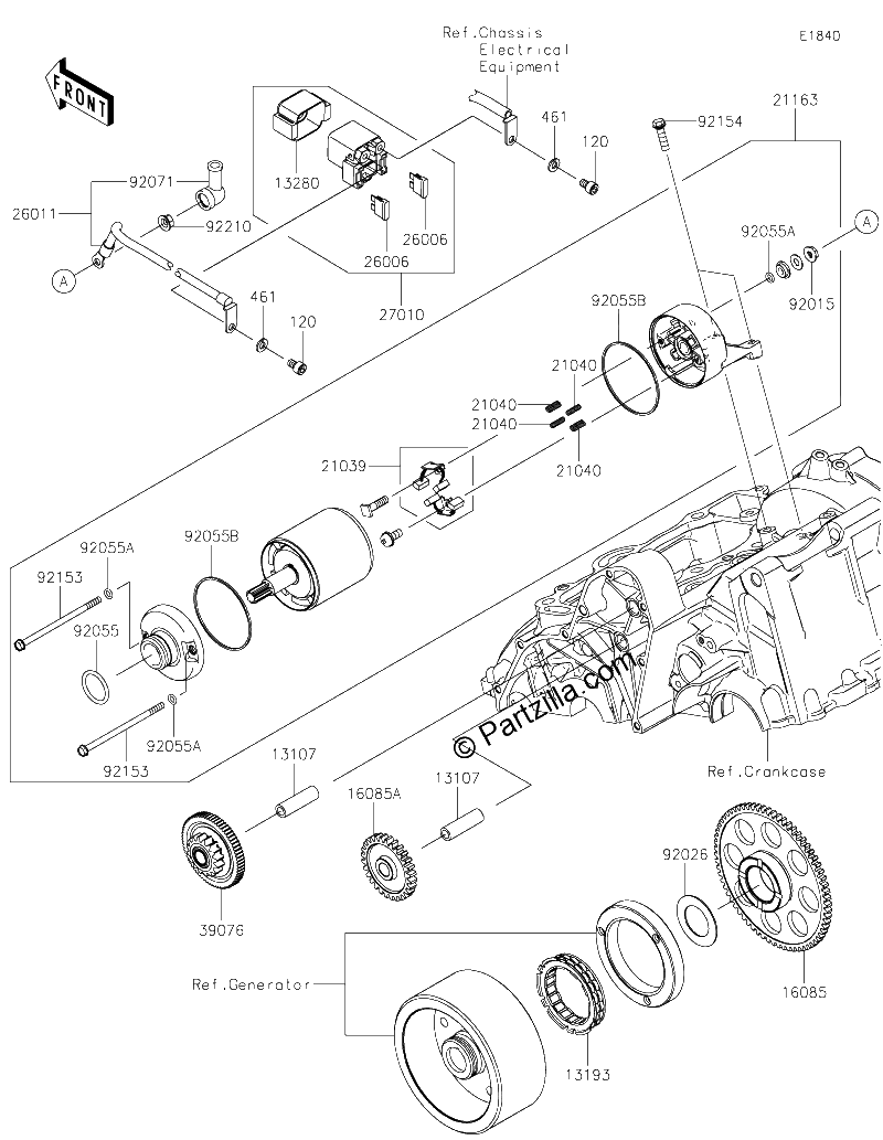Diagrama de STARTER MOTOR