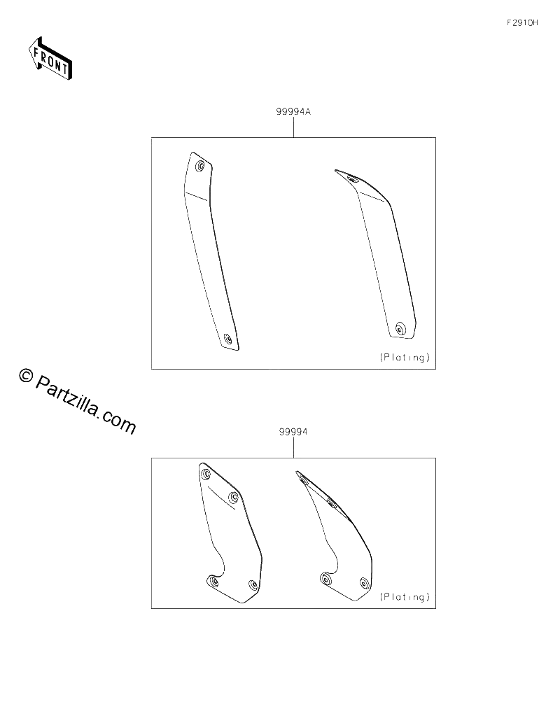 Diagrama de ACCESSORY OUTER COVER