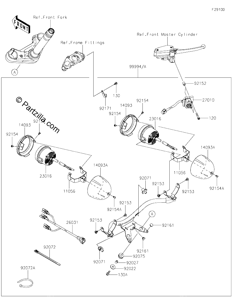 Diagrama de ACCESSORY SUB LAMP