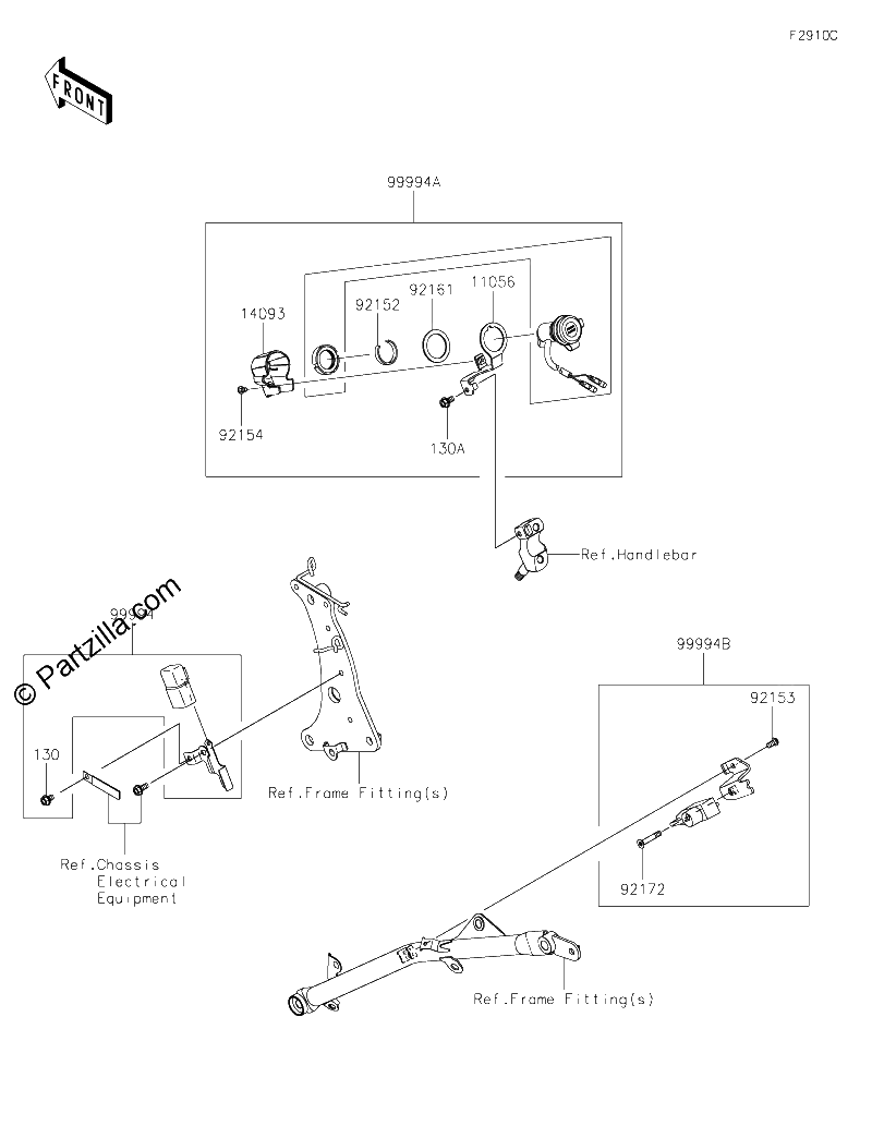 Diagrama de ACCESSORY HELMET LOCK ETC