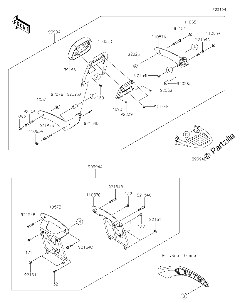 Diagrama de ACCESSORY PASSENGER BACKREST