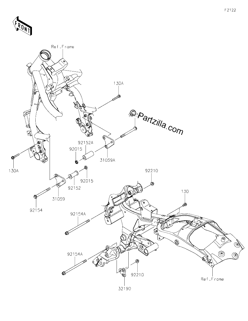 Diagrama de ENGINE MOUNT