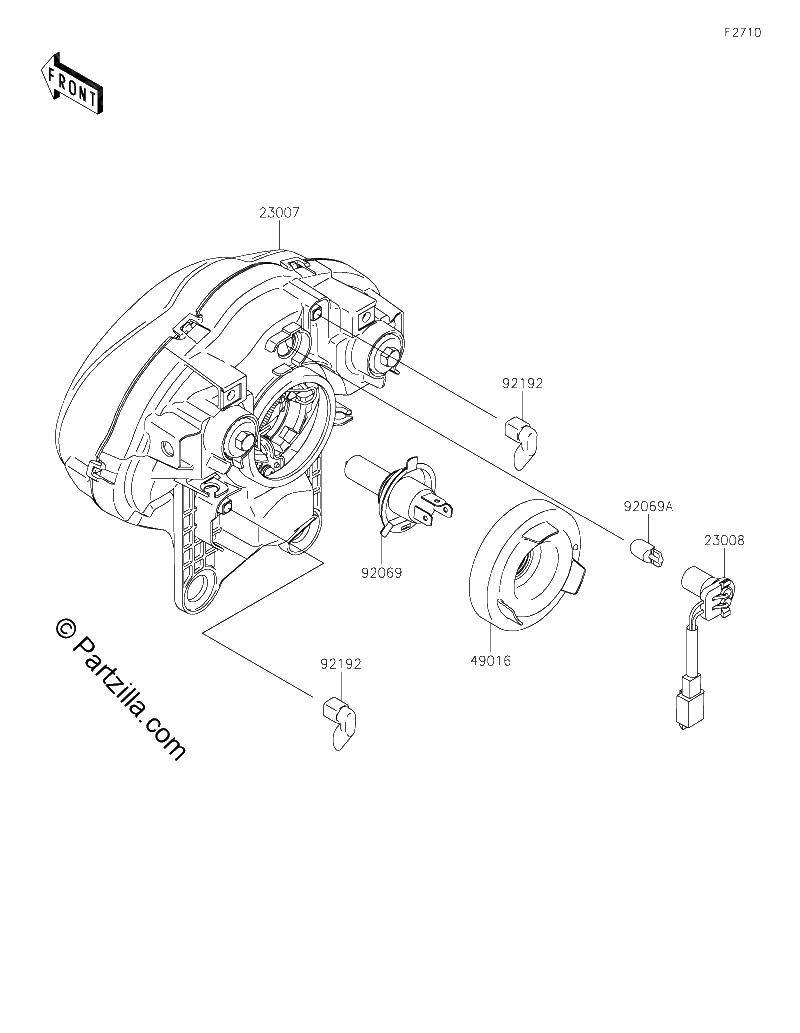 Diagrama de HEADLIGHT S