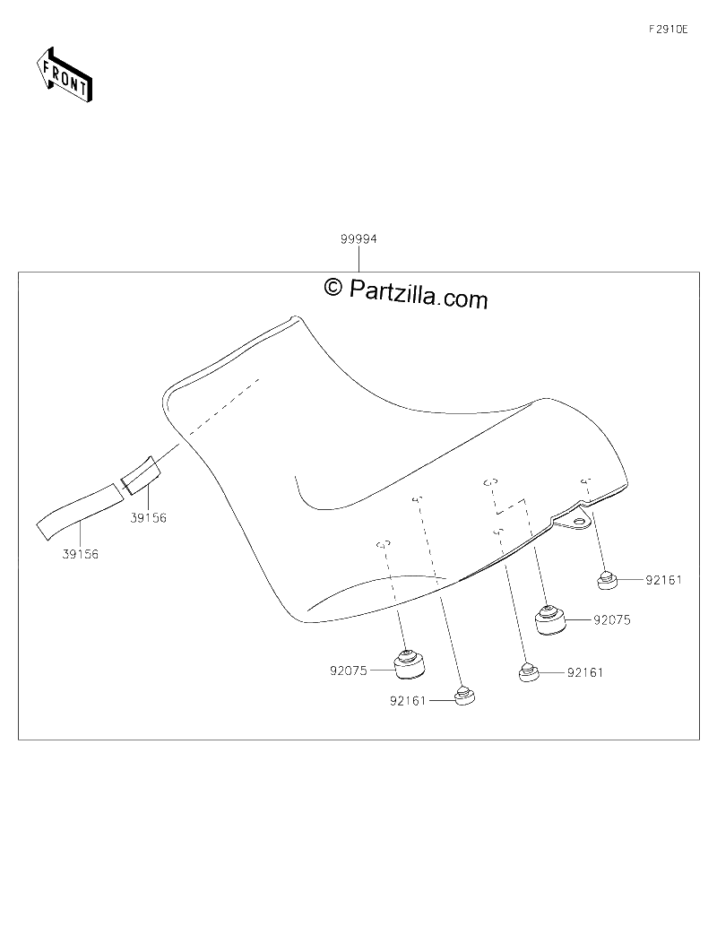 Diagrama de ACCESSORY REDUCED REACH SEAT