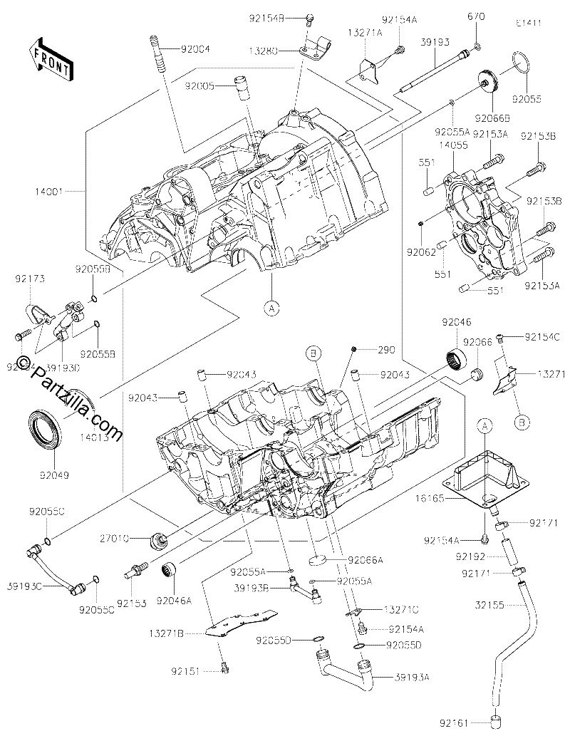 Diagrama de CRANKCASE