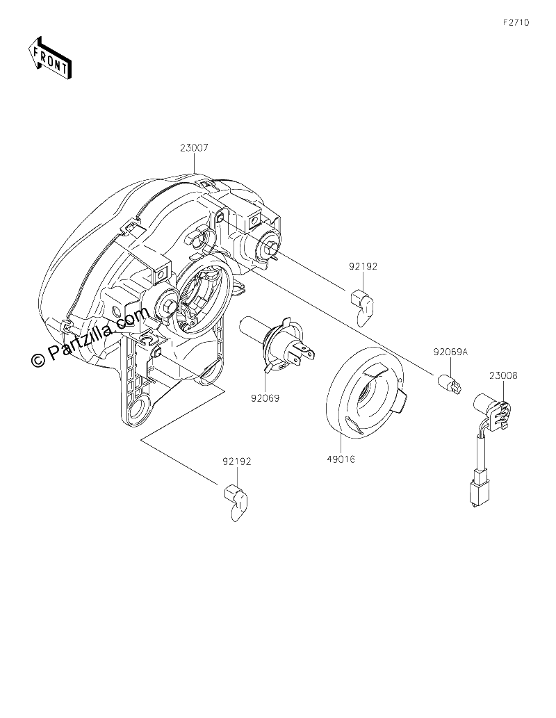Diagrama de HEADLIGHT S