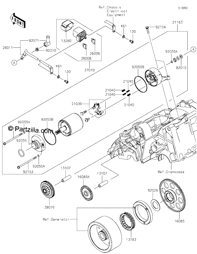 Diagrama de STARTER MOTOR