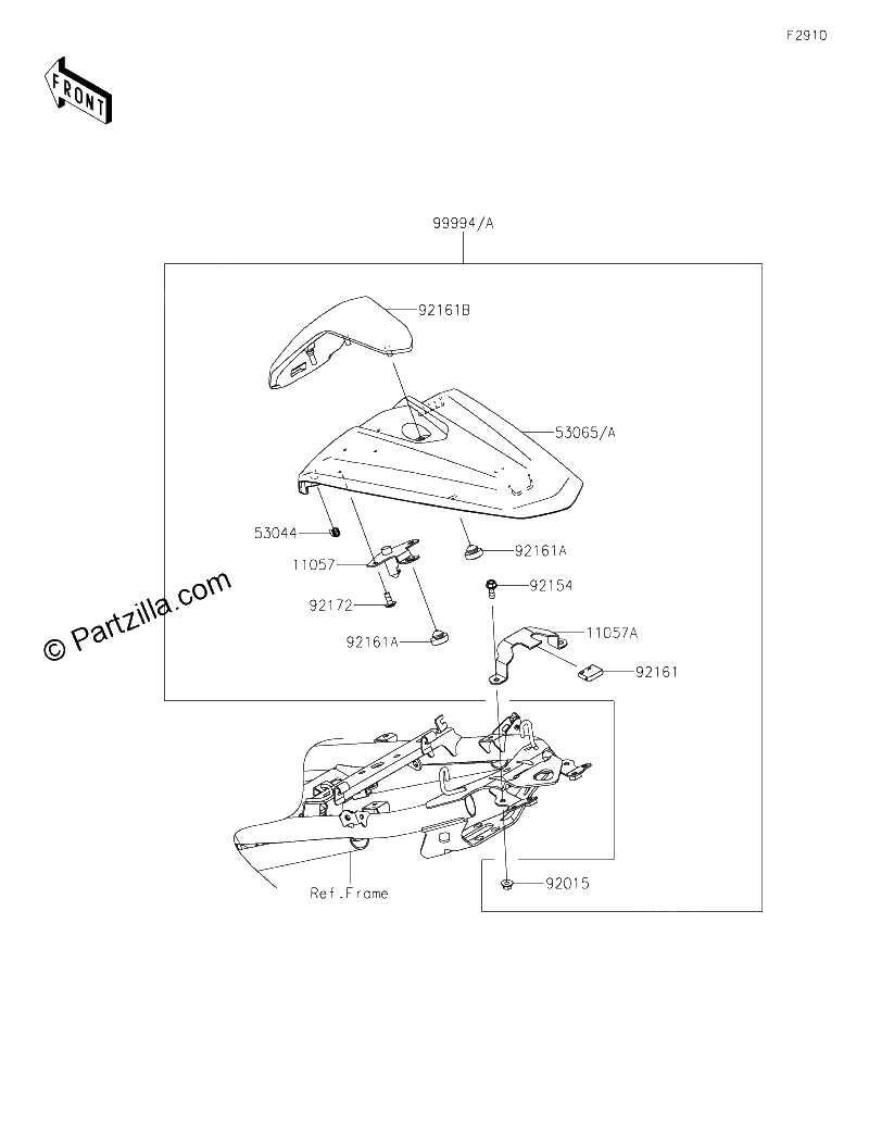 Diagrama de ACCESSORY SINGLE SEAT COVER