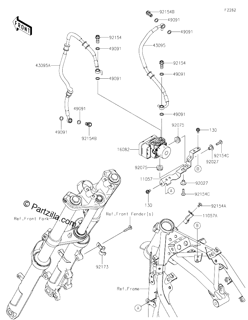 Diagrama de BRAKE PIPING