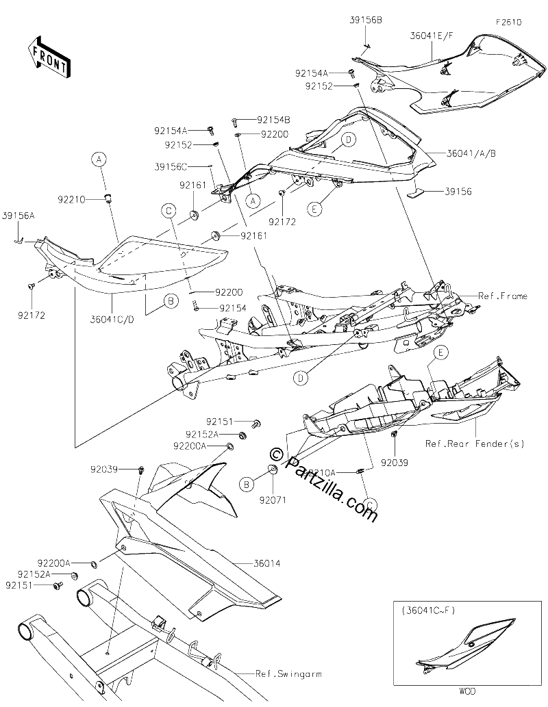 Diagrama de SIDE COVERS CHAIN COVER